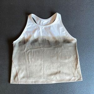 athleta shanti watercolor crop